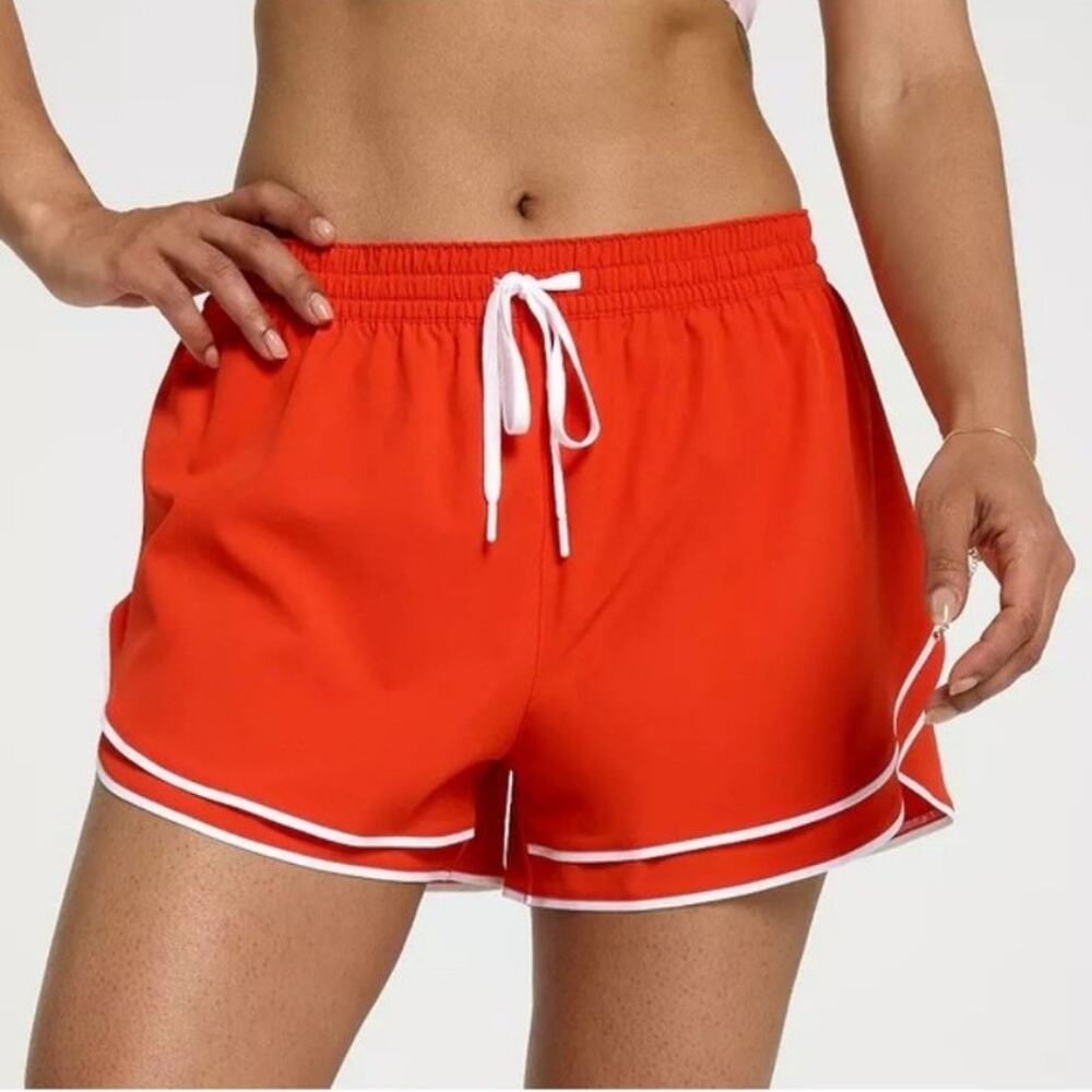 Calia Women’s High-Rise Step Up Shorts New 3” Inseam Fresh Red -size XL